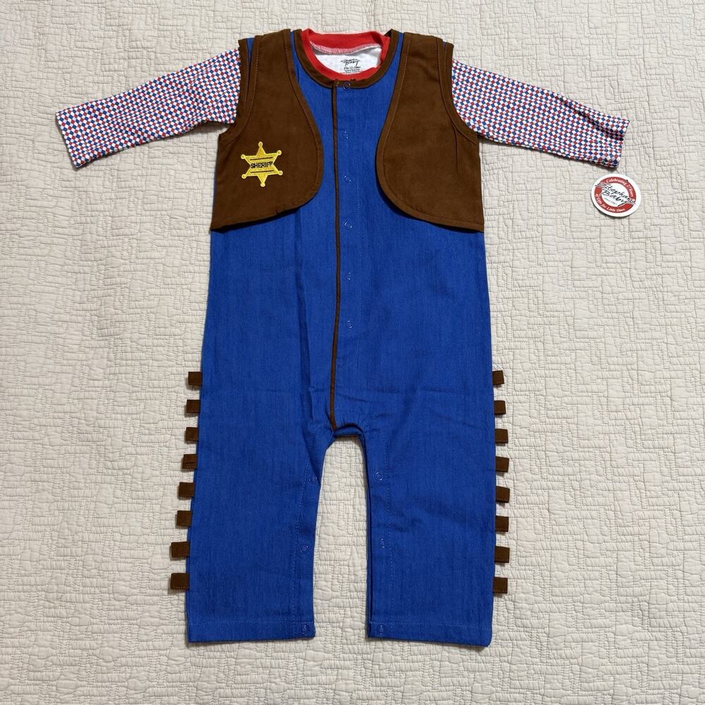 Stephan Baby Cowboy Sheriff Outfit Costume Size 12-18 Months New with Tags